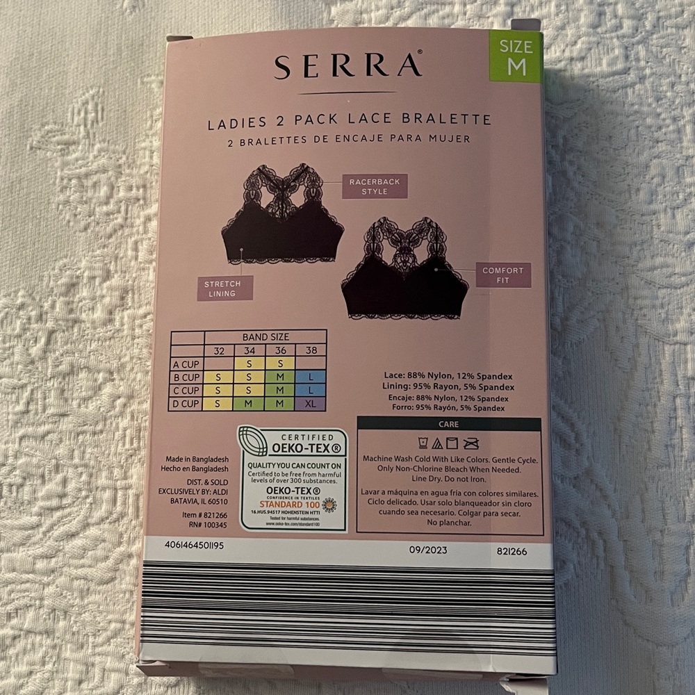 2-pack Lace Bralettes - Picture 4 of 4